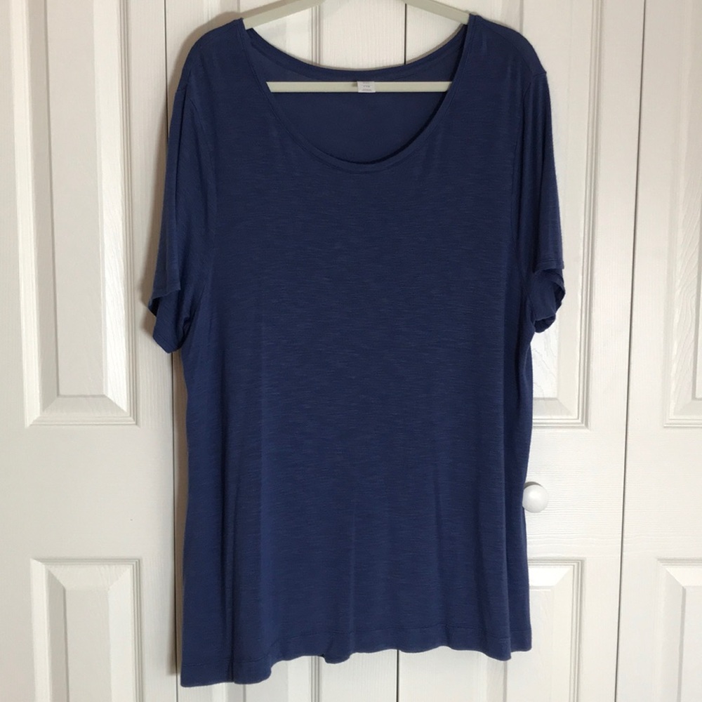 Old navy luxe blue swing tunic XXL